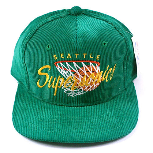 Vintage Seattle Supersonics Snapback Hat NWT