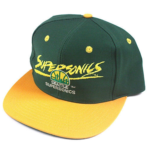 Vintage Seattle Supersonics snapback hat NWOT