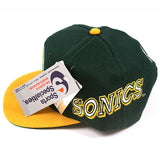 Vintage Seattle Supersonics snapback hat NWT