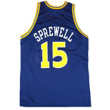 Vintage Latrell Sprewell Golden State Warriors Champion Jersey