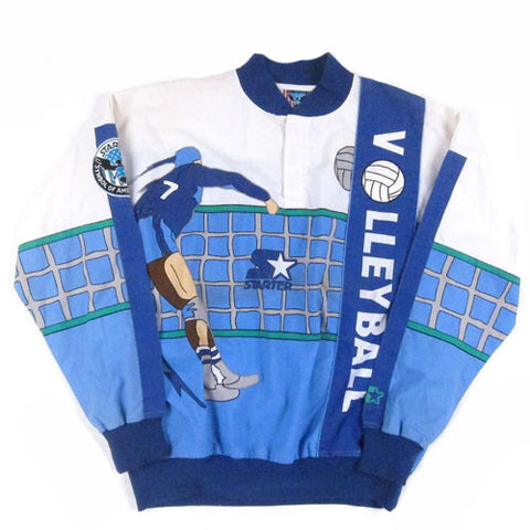 Vintage 1988 Volleyball Starter Sports Pullover
