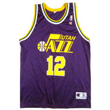 Vintage John Stockton Utah Jazz Champion Jersey