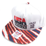 Vintage John Stockton USA Dream Team Snapback Hat