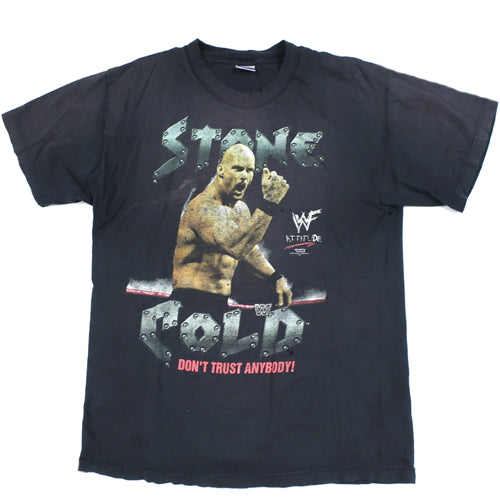 Vintage Stone Cold Don't Trust Anybody T-Shirt WWF WWE Wrestling