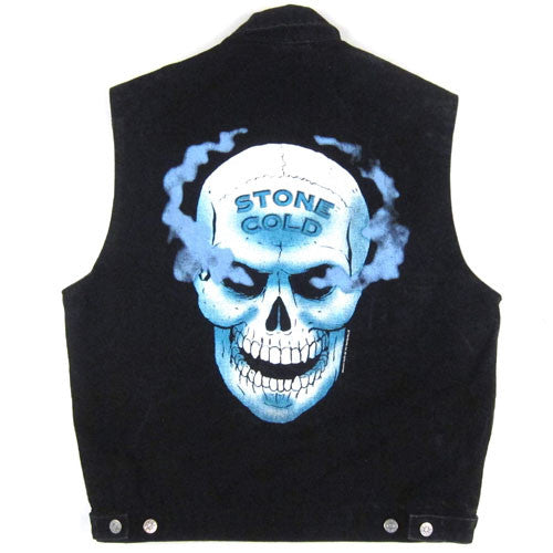 Vintage Stone Cold Steve Austin 3:16 Jean Vest Jacket