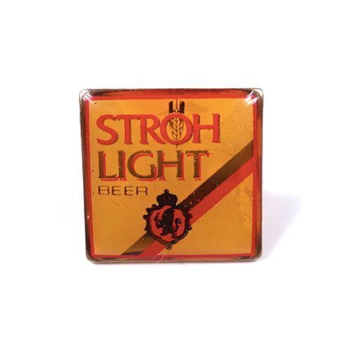 Vintage Stroh Light Beer Pin