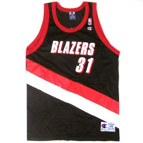 Vintage Sebastian Telfair Portland Blazers Champion Jersey