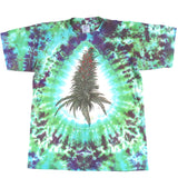 Vintage Tie Dye Weed Plant T-shirt