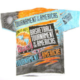 Vintage 1992 Tournament of the Americas Basketball T-shirt