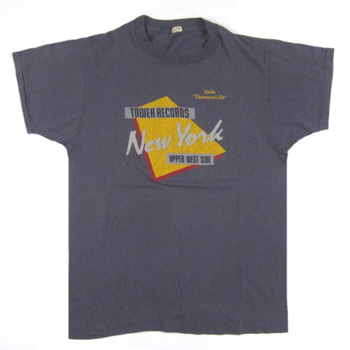 Vintage Tower Records New York Sade Diamond Life T-Shirt