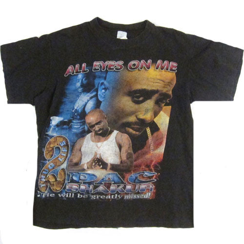 Vintage Tupac Shakur 2Pac All Eyes One Me T-Shirt