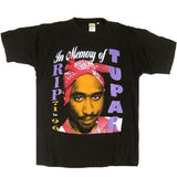 VIntage Tupac Shakur 2Pac In Memory Of T-Shirt