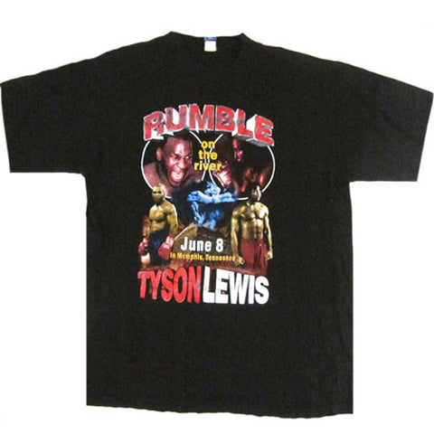 Vintage Tyson vs Lewis Rumble on the River T-Shirt