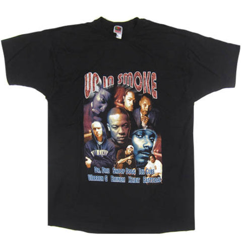 Vintage Up In Smoke Tour Dre Eminem Snoop T-shirt