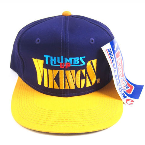 Vintage Minnesota Vikings Thumbs Up Snapback NWT