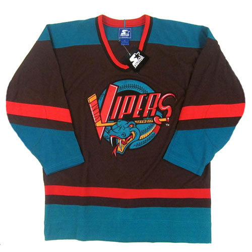 Vintage Detroit Vipers Starter Hockey Jersey NWT
