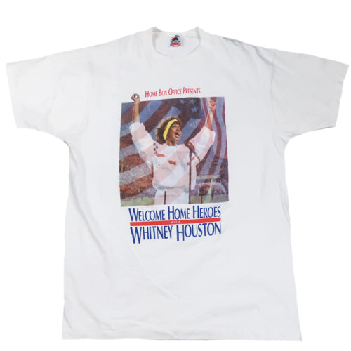 Vintage Whitney Houston Super Bowl T-shirt
