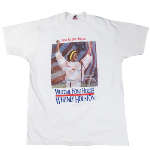 Vintage Whitney Houston Super Bowl T-shirt