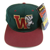 Vintage Wisconsin Badgers Snapback Hat NWT