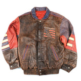 Vintage 1994 World Cup Jeff Hamilton Leather Jacket