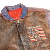 Vintage 1994 World Cup Jeff Hamilton Leather Jacket