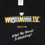 Vintage Wrestlemania IV 1988 T-Shirt