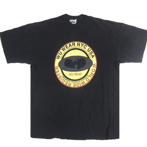 Vintage Wu-Tang Wu-Wear NYC Worldwide T-Shirt