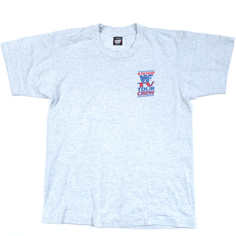 Vintage 1992 WWF Tv Tour Crew T-Shirt