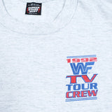 Vintage 1992 WWF Tv Tour Crew T-Shirt